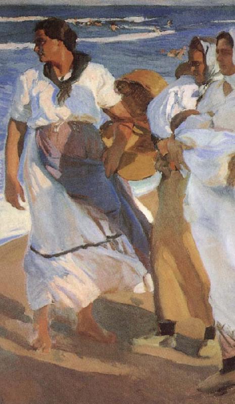 Joaquin Sorolla Valencia beaches oil painting image